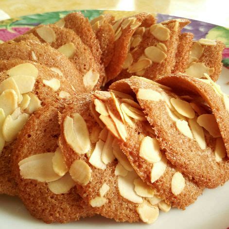 Tuiles Aux Amandes Recette De Tuiles Aux Amandes Marmiton