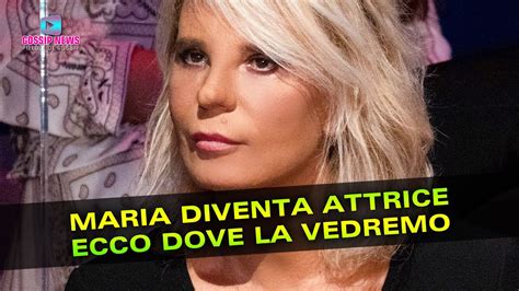 Maria De Filippi Diventa Attrice Ecco Dove La Vedremo YouTube