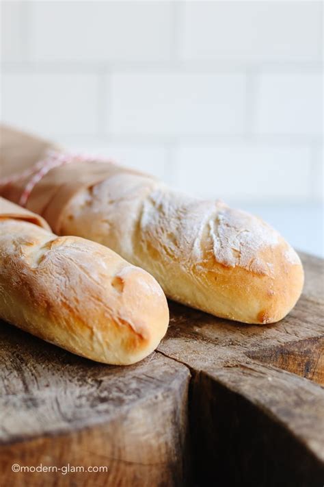 Crusty French Baguette Recipe - Modern Glam - Recipes