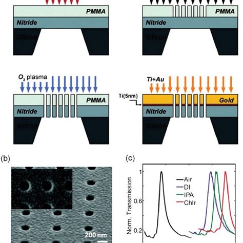 Nanohole Arrays Fabricated By Focused Ion Beam Lithography FIB A