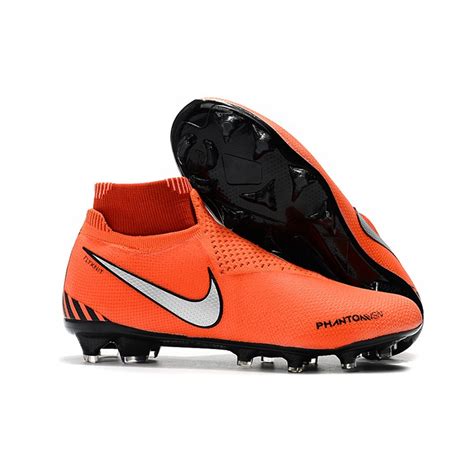 Nike Tacos De Futbol Phantom Vsn Elite Df Fg Naranja Bianca Plata