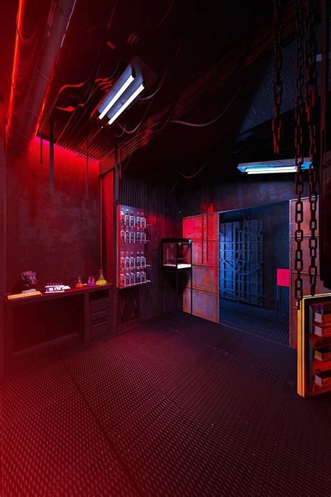 Pin By On Rooms Horror Room Resident Evil Escape Room Design