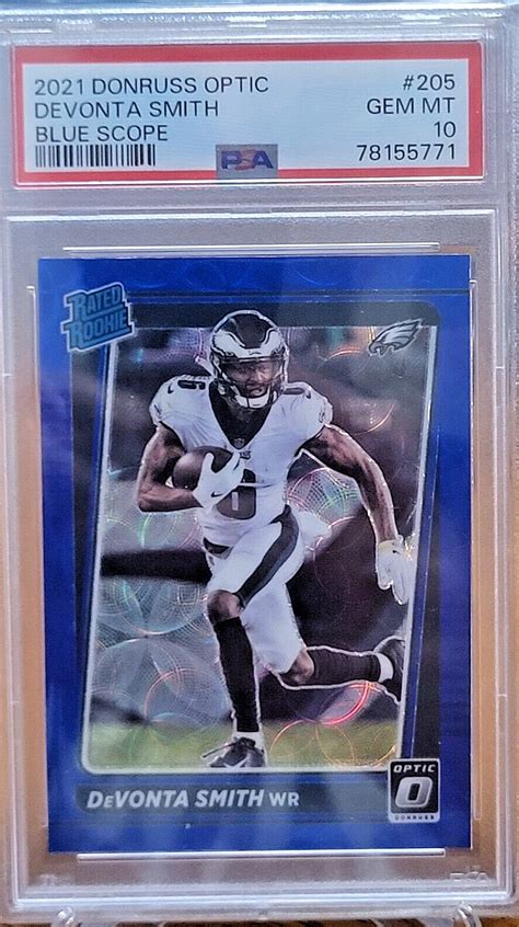 Devonta Smith Optic Blue Scope Price Guide Sports Card Investor