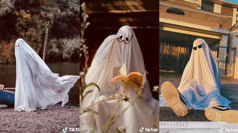 Ghost Photoshoot Challenge 👻 Trend Chụp ảnh Con Ma Trùm Vải Siêu Cute