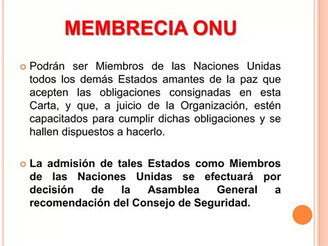 Onu Organizacion De Las Naciones Unidas Ppt Descarga Gratuita