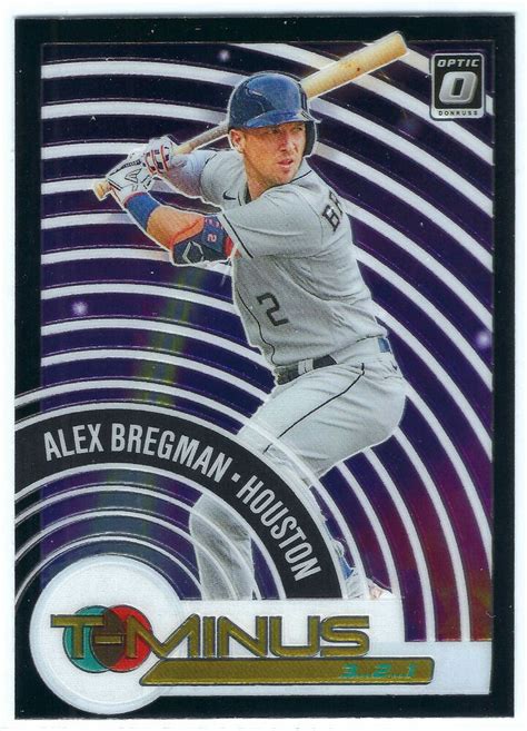 2021 Panini Donruss Optic T Minus 3 2 1 TM15 Alex Bregman For Sale