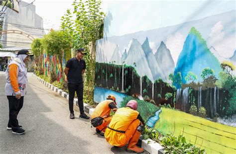 Penataan Kawasan Triwulan Ketiga Di Jalan F Raya Utan Panjang Telah