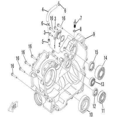 CARTER MOTEUR DROIT Roxad Motors