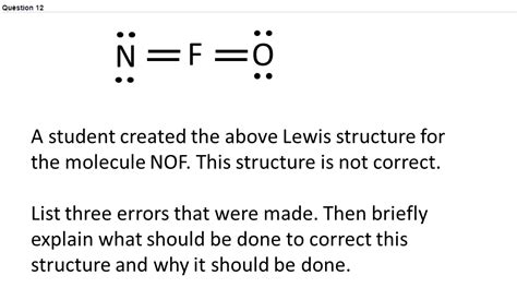 Lewis Structure Of Nof Draw Easy