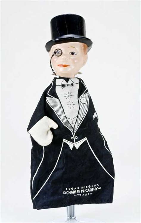 194 Charlie Mccarthy Hand Puppet