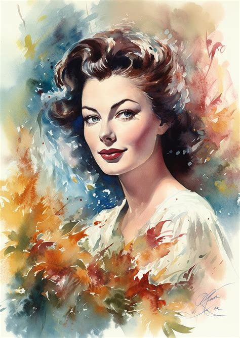 Ava Gardner Digital Art By Thuy Dinh Thi Fine Art America