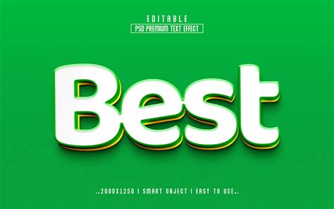 Best 3d Editable Psd Text Effect Style Graphic By Mdjahidul99519 · Creative Fabrica