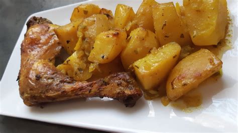 Poulet Et Pommes De Terre Au Four YouTube