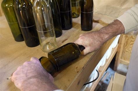 How To Turn Wine Bottles Into Glasses Valley And Co Lifestyle Wine Bottle Crafts Wine Bottle