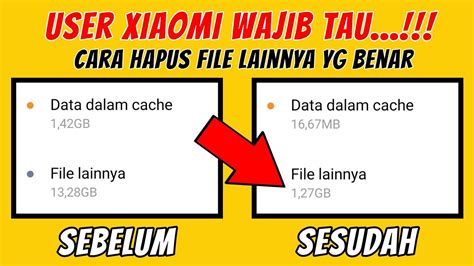 Cara Hapus File Lainnya Di Xiaomi YouTube