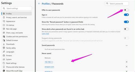 How To Stop Microsoft Edge From Asking To Save Passwords On Windows
