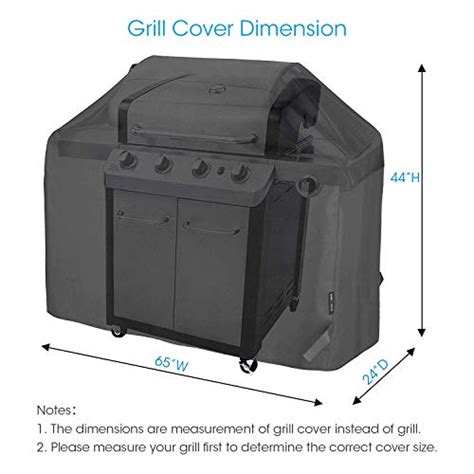 Unicook Heavy Duty Waterproof Barbecue Gas Grill Cover 65 Inch Bbq Co — Grill Parts America