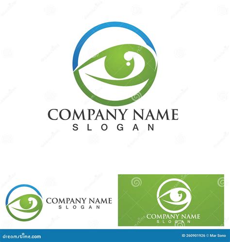 Eye Care Vector Logo Design Stock Illustration Illustration Of