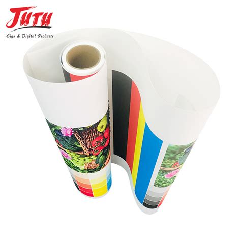 Jutu Eco Solvent Waterproof Accurate Color Performance Printable Raw