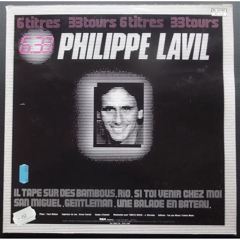 Philippe Lavil Il Tape Sur Des Bambous De Philippe Lavil 33t Chez