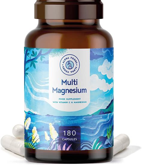 Multi Magnesium Komplex Kapseln 6 Bioaktive Magnesium Quellen Vegan