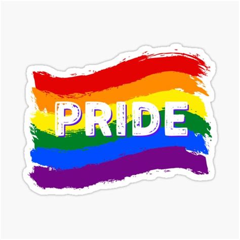 Pride Lgbtq Pride Flag Design Sticker For Sale By Gerhanj Redbubble