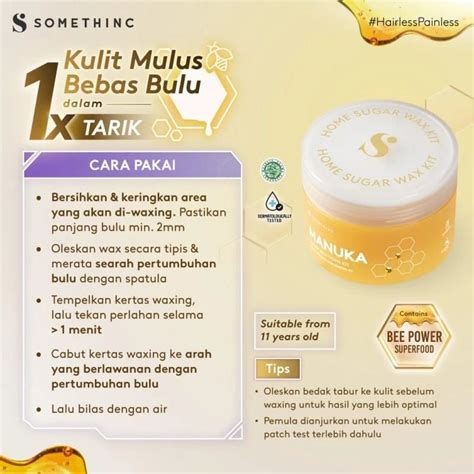 Jual Somethinc Manuka Sugar Wax Home Kit Shopee Indonesia