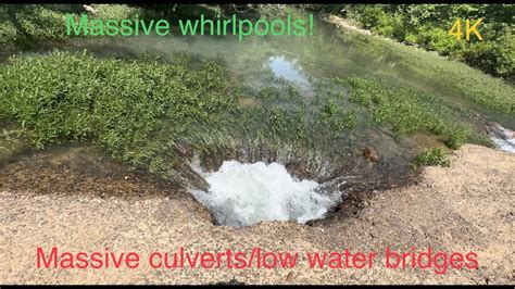 MULTIPLE WHIRLPOOLS Unclogging Culverts Low Water Bridges 5 22 23