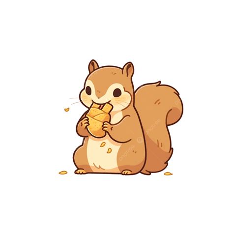 Squirrel With Nut Clipart At Saspeelingblog Blog