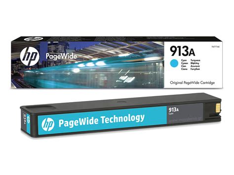 HP 913A Cyan PageWide Ink Cartridge F6T77AE Μελάνια Inkjet Msystems