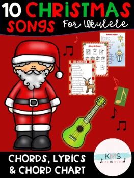 10 Ukulele Christmas Songs-CHORDS by KMS Life in Music | TpT