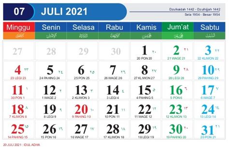 Download Template Kalender 2021 Cdr Pdf Psd  Png Hijriyah Jawa Dan Libur Nasional Artofit