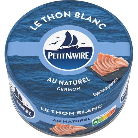 Petit Navire Thon Blanc Germon Au Naturel Monoprix Fr