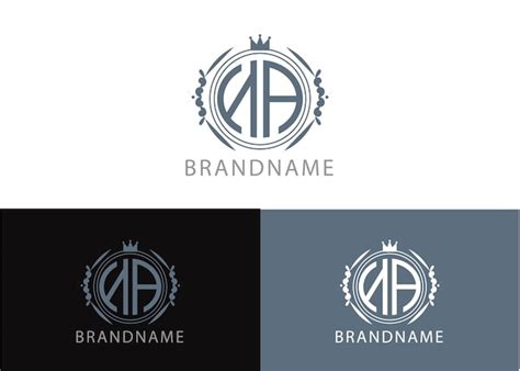 Premium Vector Modern Monogram Initial Letter Na Logo Design Template