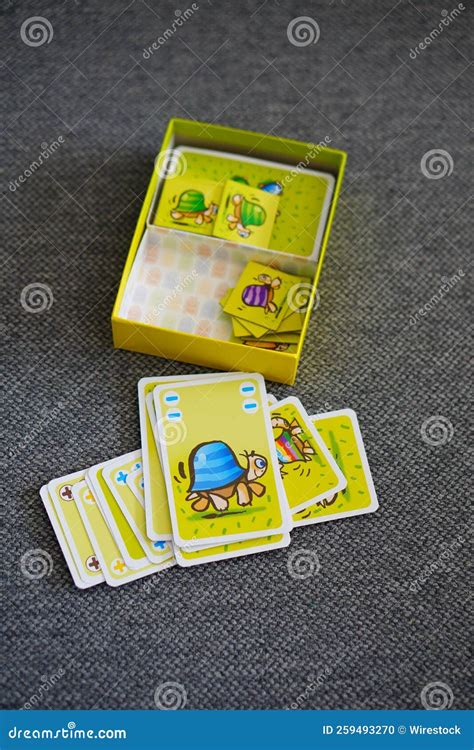 Egmont Brand Polish Pedzace Zolwie Card Game Meaning Running Turtles Editorial Image - Image of ...