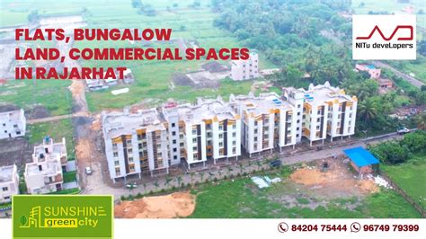 Bhk Flats Bungalow Land Commercial Spaces In Rajarhat Sunshine