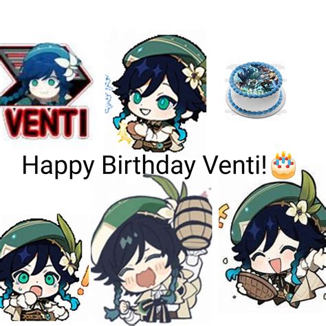 Happy Birthday Venti Genshin Impact HoYoLAB