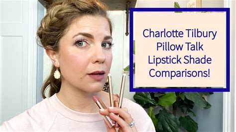 Charlotte Tilbury Original And Medium 2 Pillow Talk Lipstick Side By