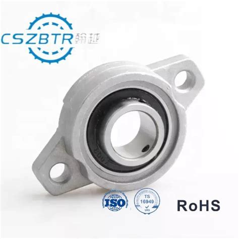 Kfl000 10mm Shaft Housing 2 Bolt Mounted Flange Zinc Alloy Pillow Block