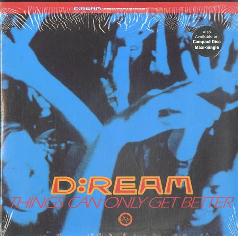 12インチ1枚 / ディー・リーム(D:REAM) / Things Can Only Get Better (1993年・US盤・ハウス