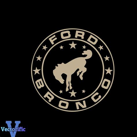 Ford Bronco Vintage Star Bronco Svg Ford Bronco Logo Svg T Inspire Uplift