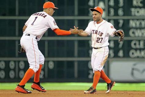 Carlos Correa And Jose Altuve Were Like Brotherscorrea Altuve An