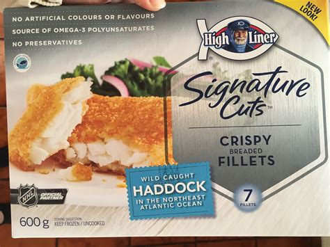 High Liner Signature Cuts Crispy Breaded Fillets Wild Caught Haddock