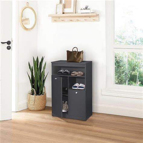 Shoe Cabinet, Gray - Walmart.com