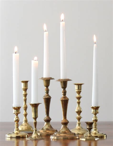 Brass Traditional Style Candle Holder Candle Holder Etsy