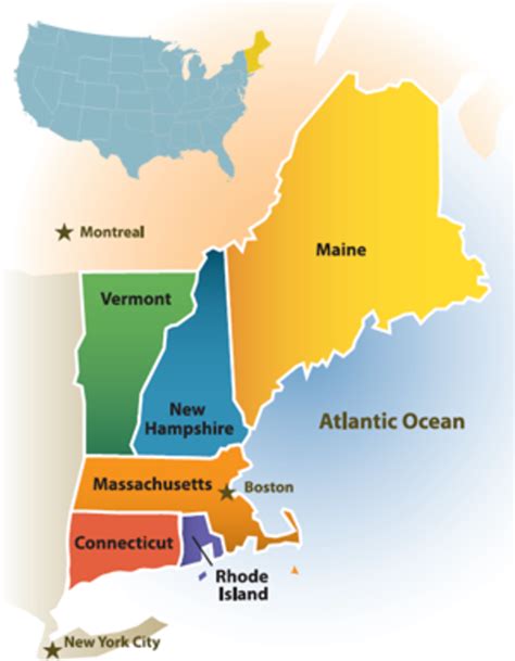 New England States Lesson | HubPages