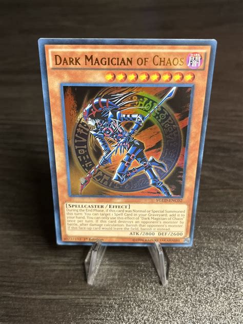 Mavin Yugioh Dark Magician Of Chaos Ultra Rare Ygld Enc St Edition