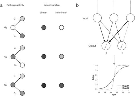 Capturing non-linearity with deep neural networks. a Example of a of ...