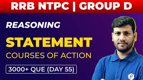 Statement Courses Of Action Rrb Ntpc Rrb Group D Reasoning