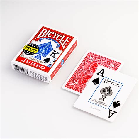 Bicycle Jumbo Rider Back Rouge Jeu De Cartes Singe Urbain